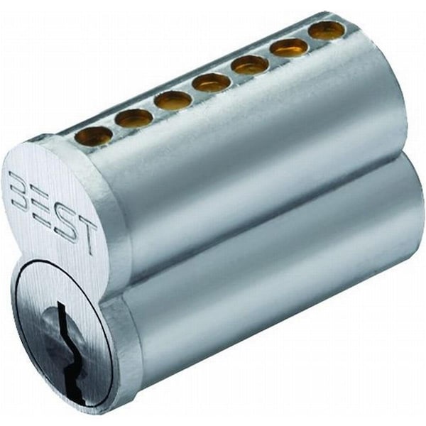 Parche Standard 7 Pin D Keyway Uncombinated Core, Satin Chrome PA3854249 - main